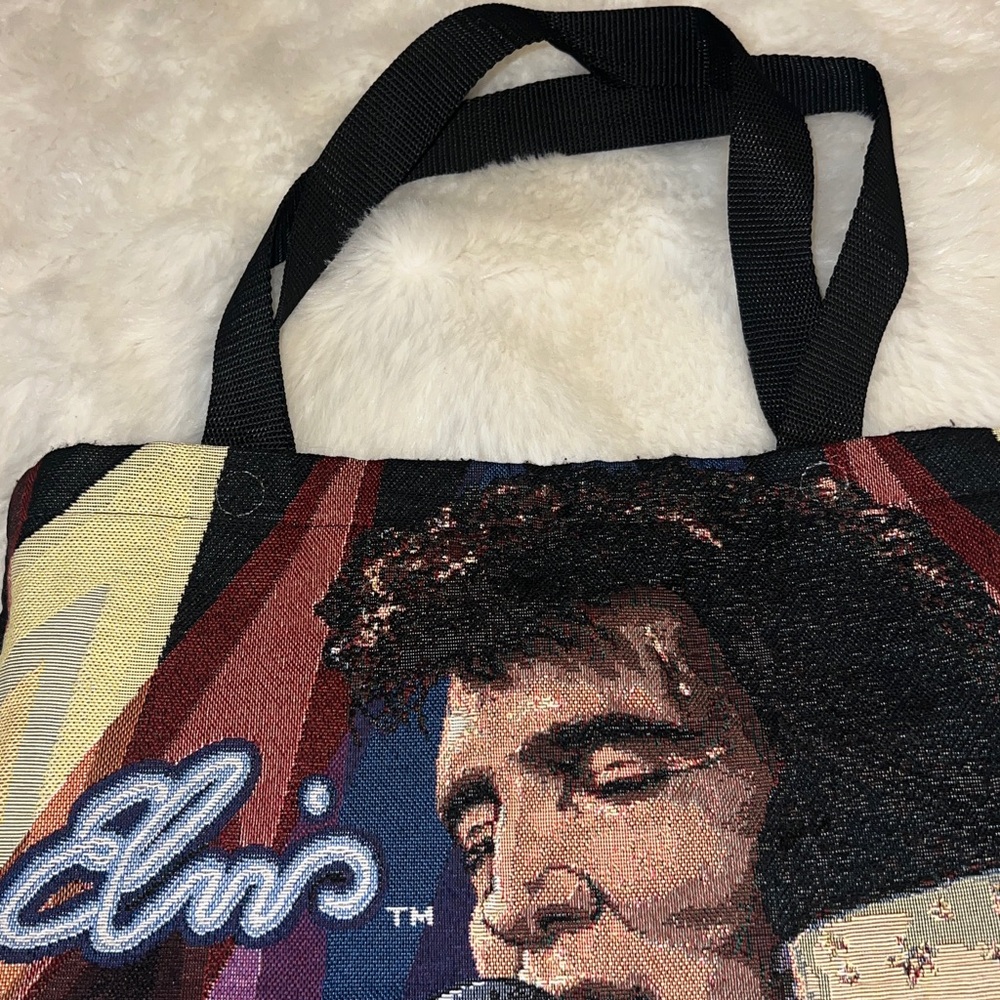 Elvis Presley Gorgeous Canvas Tapestry Tote Bag - Picture 5 of 8